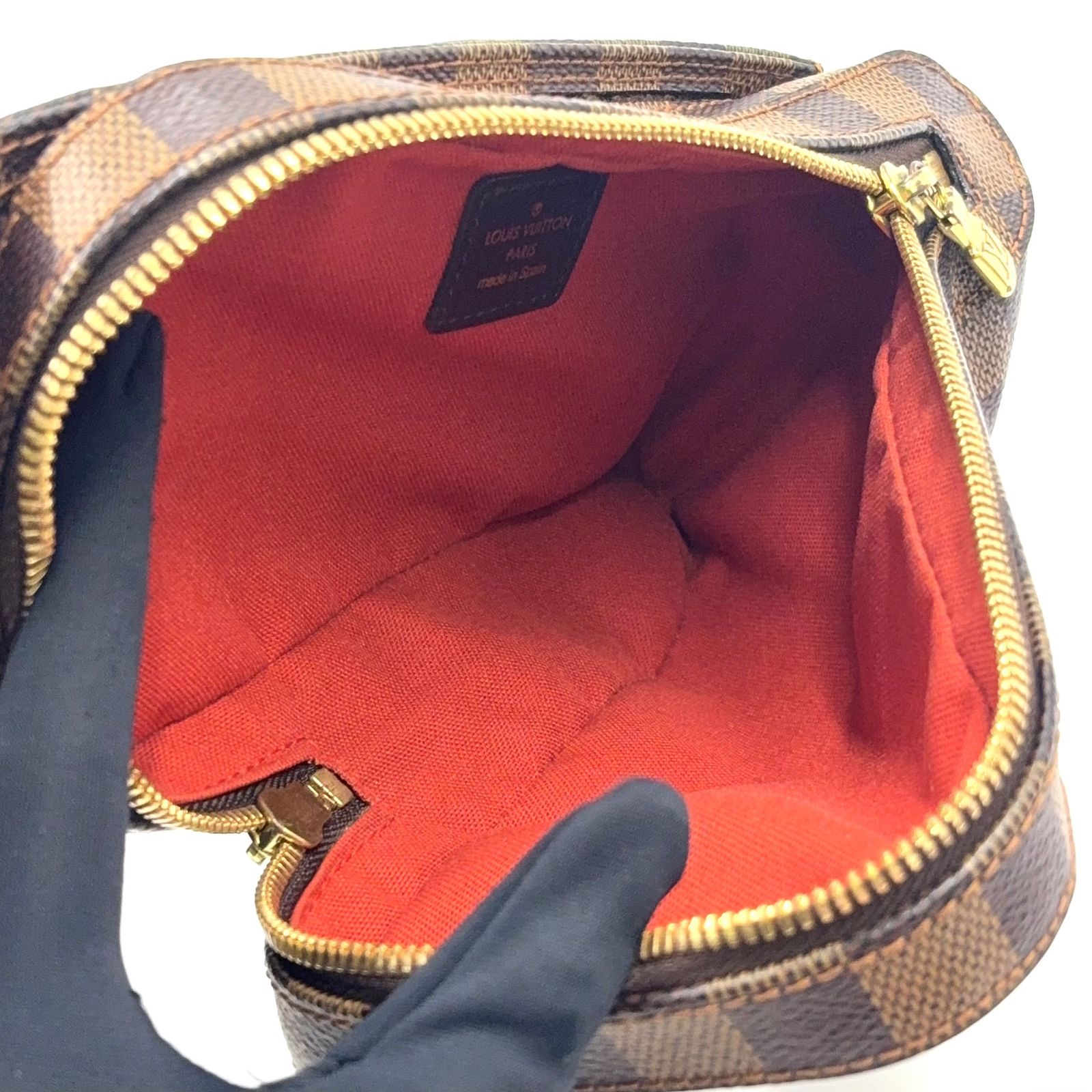 新着】LOUIS VUITTON ジェロニモス ダミエ PVC ブラウン ボディバッグ