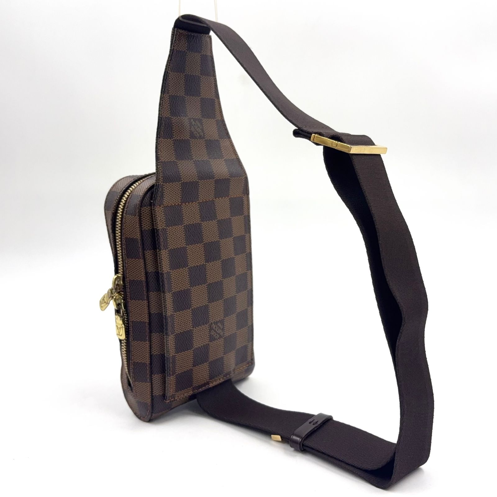 新着】LOUIS VUITTON ジェロニモス ダミエ PVC ブラウン ボディバッグ