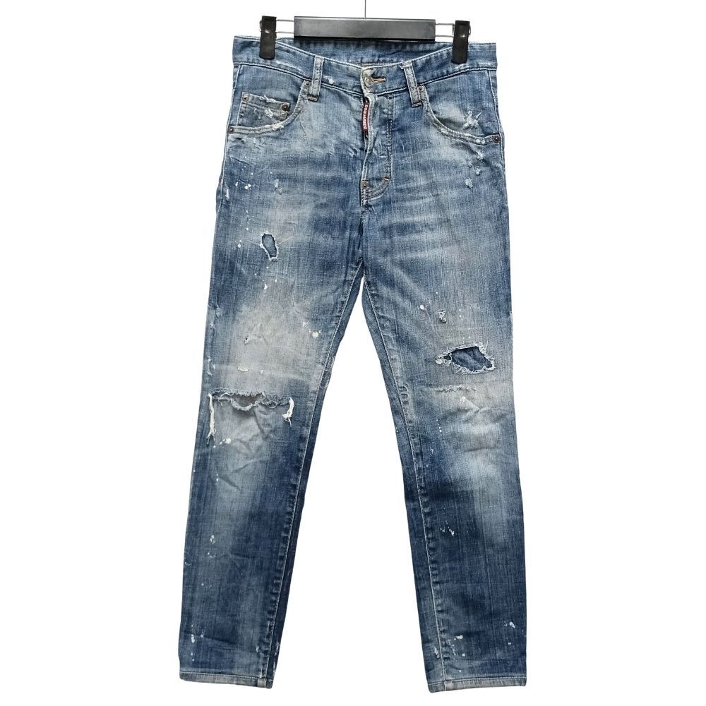 DSQUARED2 ディースクエアード 2017 Skater jean ダメージ加工 デニム