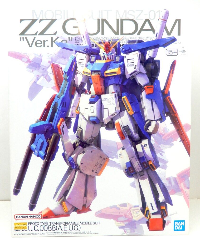 BANDAI SPIRITS MG 機動戦士ガンダムZZ MSZ-010 ダブルゼータガンダム Ver.Ka/15+表記