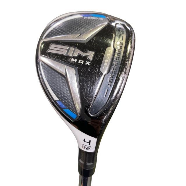 【中古】 テーラーメイド SIM MAX U4 ユーティリティ UT KBS MAX85 JP (フレックスS) メンズ 男性用 右利き 右用 Cランク ゴルフクラブ
