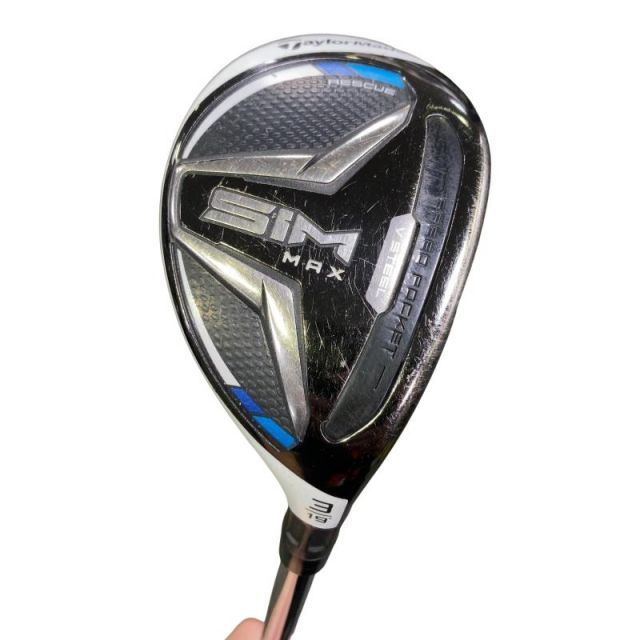 【中古】 テーラーメイド SIM MAX U3 ユーティリティ UT KBS MAX85 JP (フレックスS) メンズ 男性用 右利き 右用 Cランク ゴルフクラブ