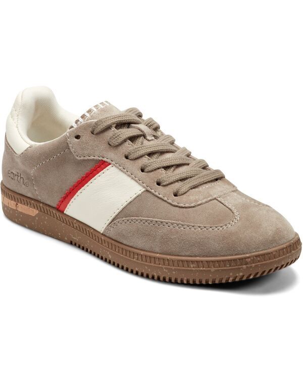 アース レディース シューズ スニーカー レース Earth Womens Penny Stripe LaceUp Sneakers Taupe トープ