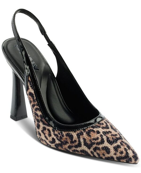 ダナ キャラン ニューヨーク レディース シューズ スニーカー DKNY Womens Cinette Slingback Pumps Leopard アニマル