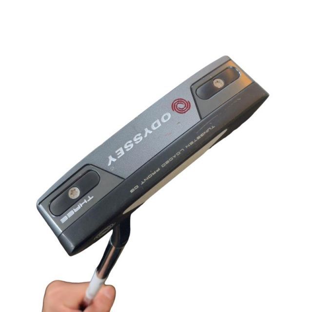 【中古】 オデッセイ TRI-HOT 5K THREE 34インチ パター PT STROKE LAB (フレックスその他) メンズ 男性用 右利き 右用 Cランク ゴルフクラブ