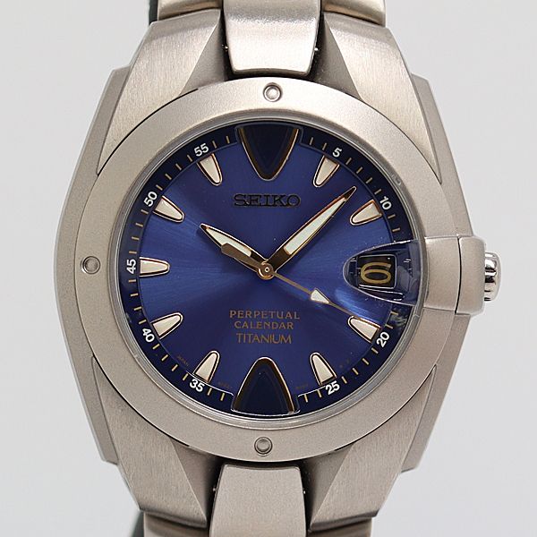 メンズ SEIKO セイコー PERPETUAL CALENDAR クォーツ 腕時計