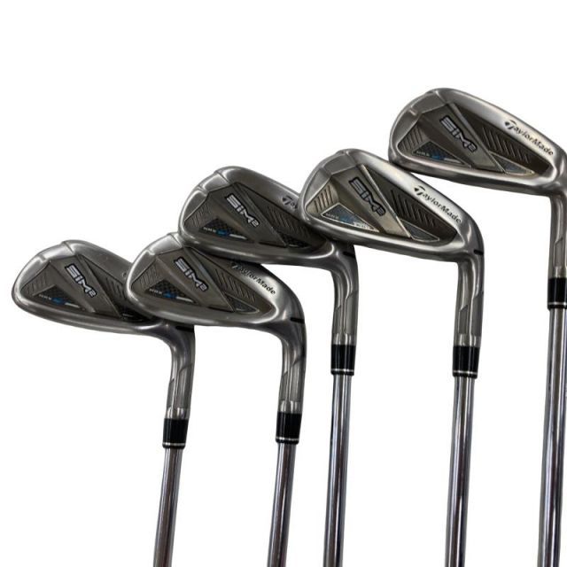 【中古】 テーラーメイド SIM2 MAX 5S アイアンセット IR KBS MAX MT85 JP (フレックスS) メンズ 男性用 右利き 右用 Cランク ゴルフクラブ
