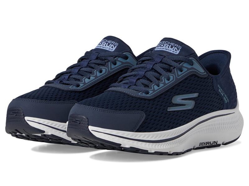 スケッチャーズ レディース シューズ スニーカー SKECHERS Hands Free SlipIns Go Run Consistent 20 Endure Sneaker NavyBlue ネイ