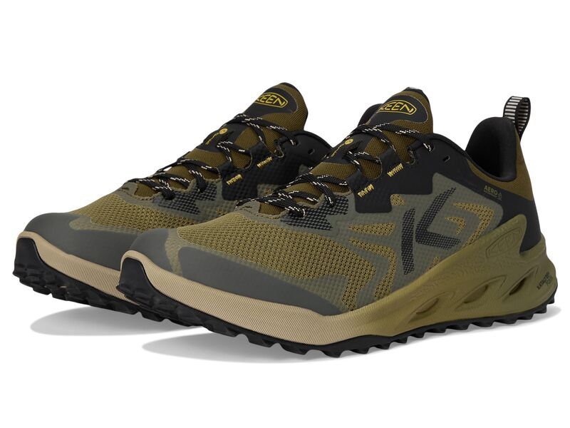 キーン メンズ シューズ ブーツ・レインブーツ KEEN Zionic NXT Waterproof Hiking Shoes Martini OliveL オリーブ
