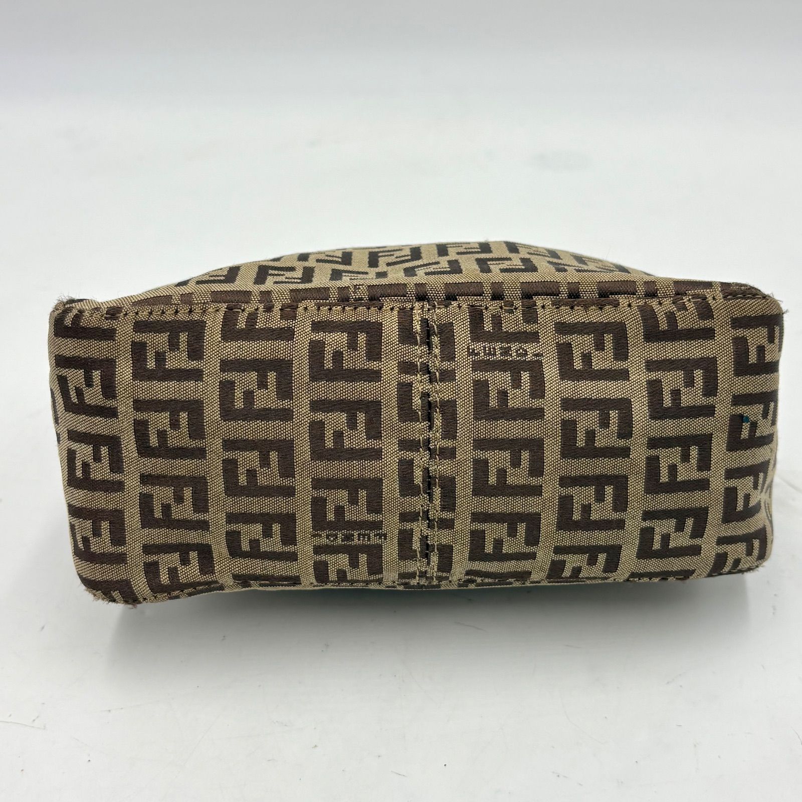FENDI フェンディ ズッキーノ柄 アクセサリーポーチ ハンドバッグ