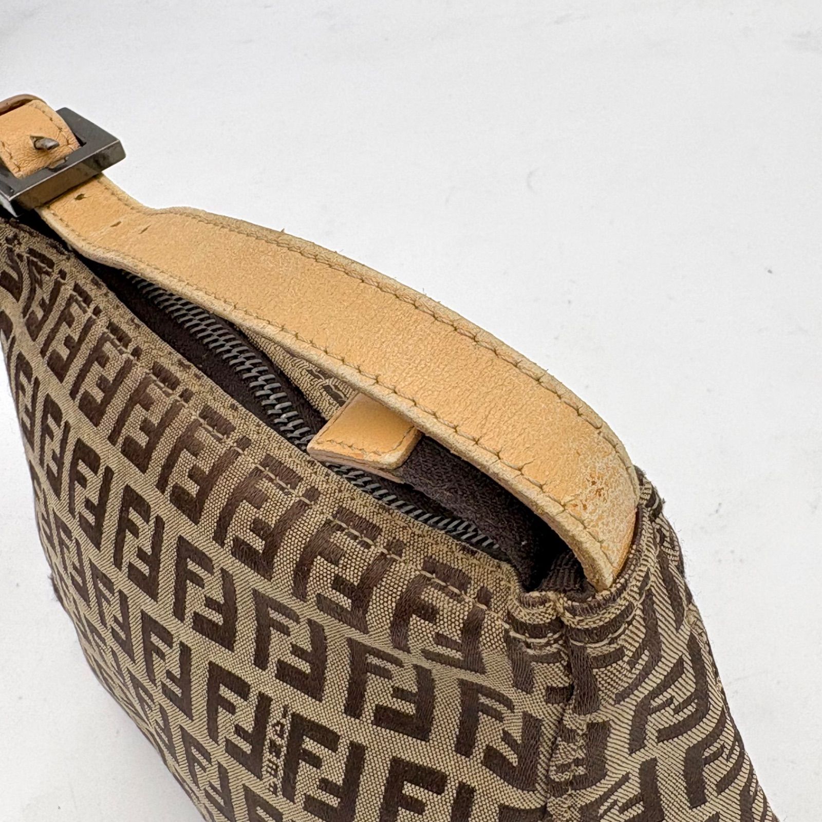 ★FENDI アクセサリーポーチ ハンドバッグ ズッキーノ 8N0001 FENDI フェンディ ズッキーノ柄 アクセサリーポーチ ハンドバッグ