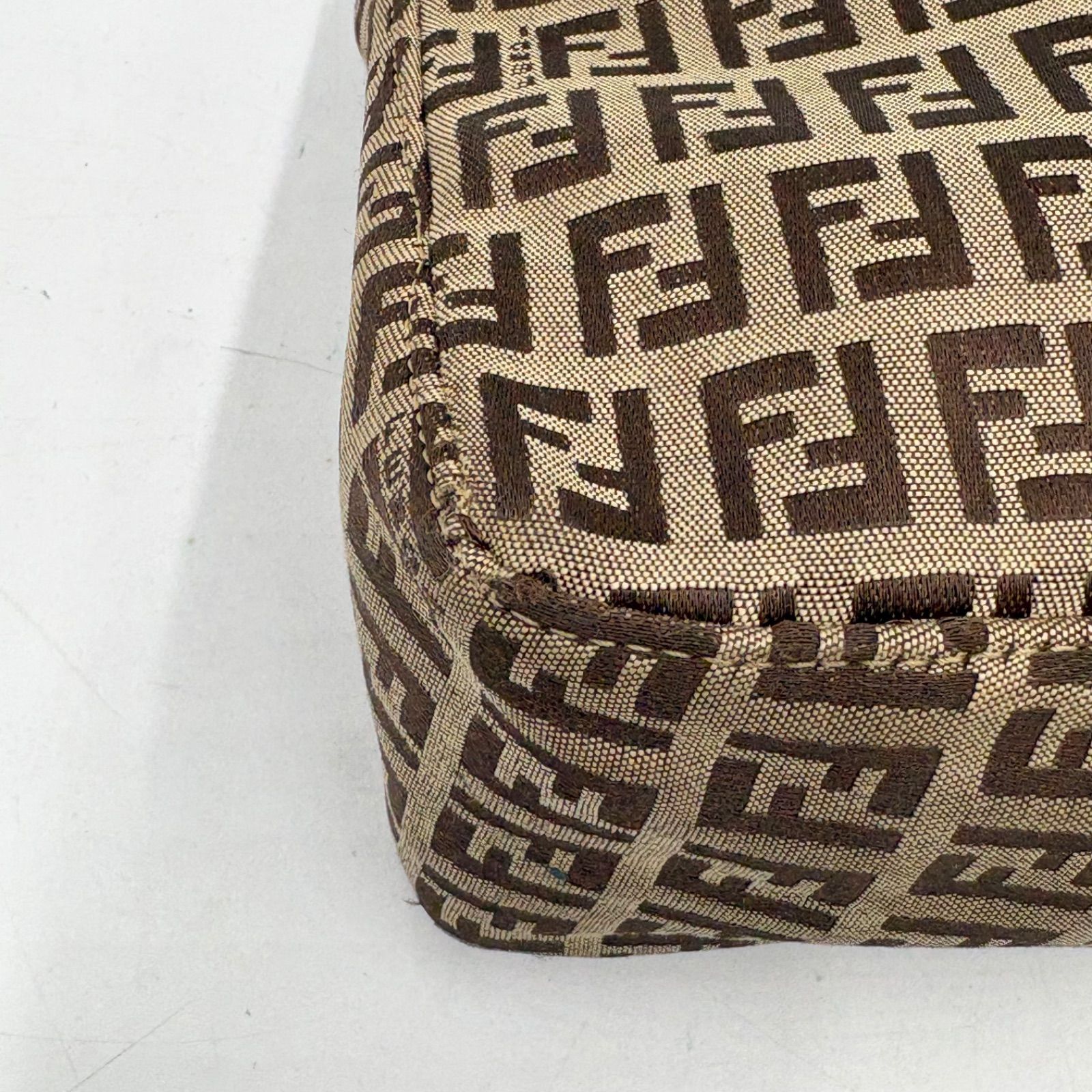 ★FENDI アクセサリーポーチ ハンドバッグ ズッキーノ 8N0001 FENDI フェンディ ズッキーノ柄 アクセサリーポーチ ハンドバッグ