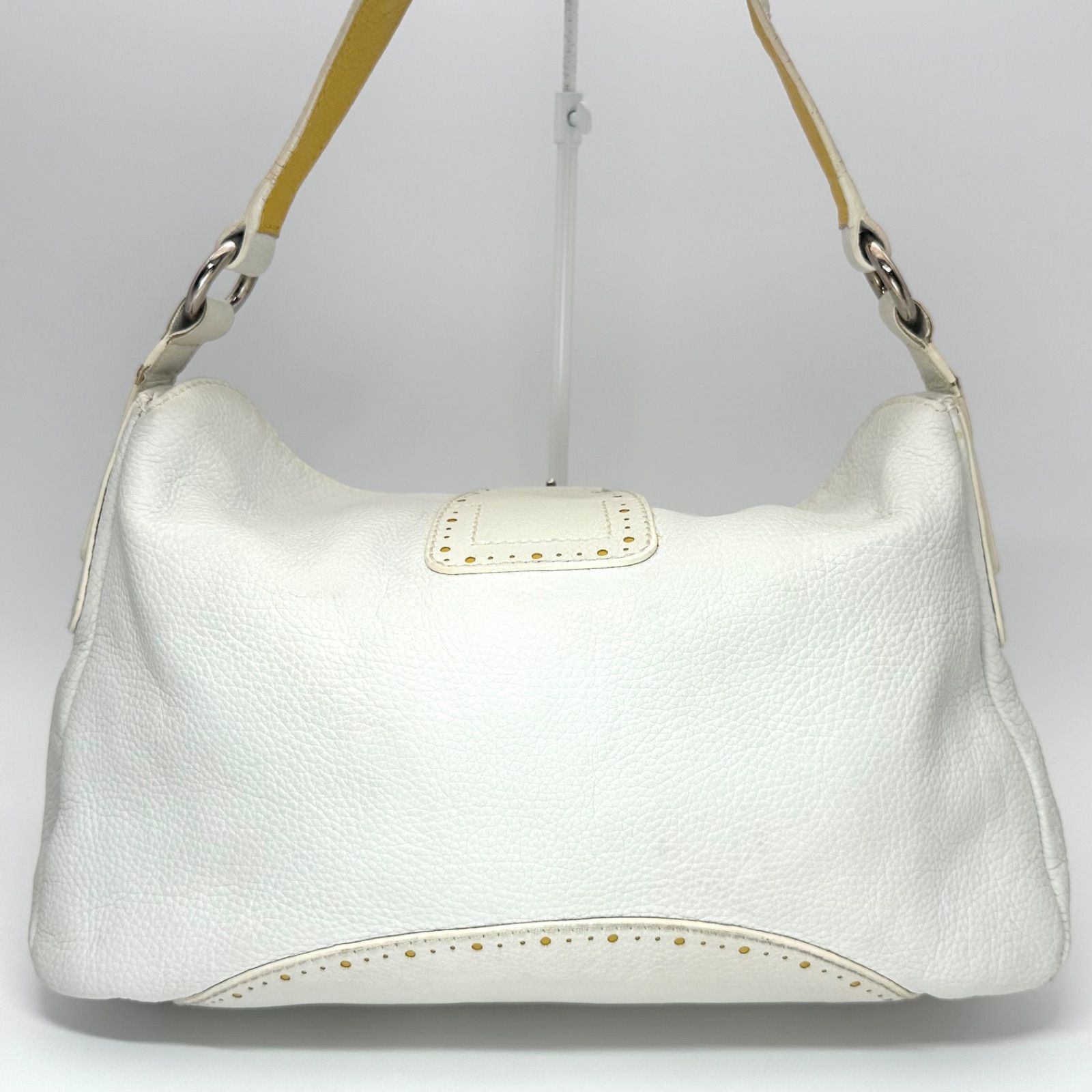 B5764】 AIGNER アイグナー ワンショルダーバッグ レザー シボ革