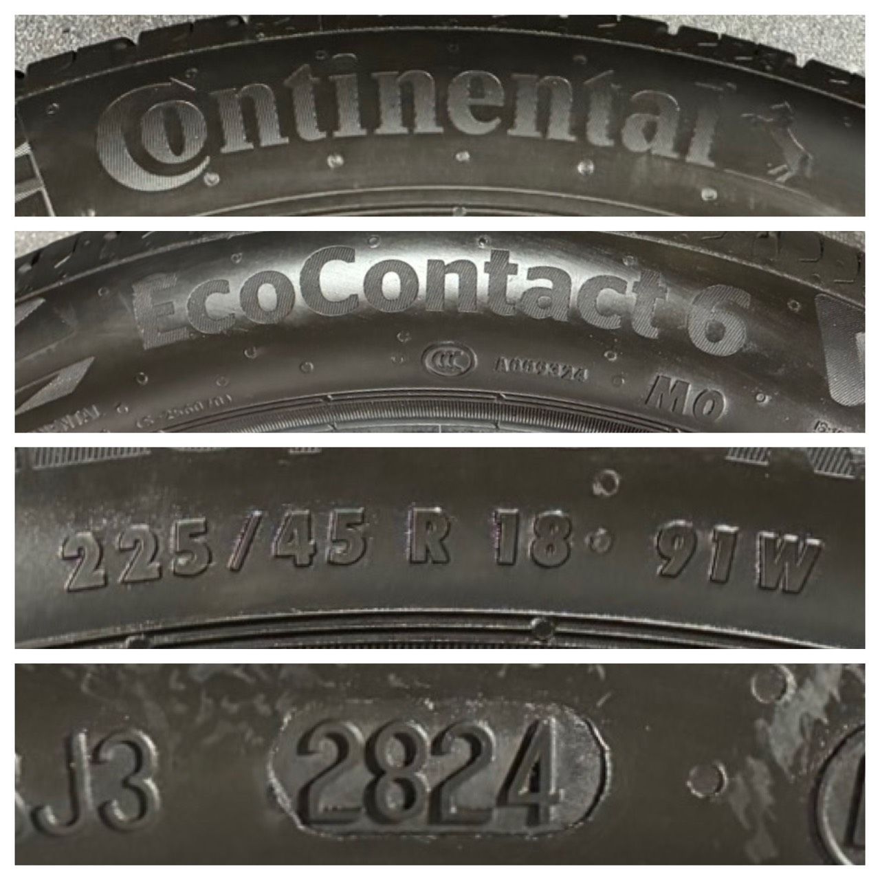 2024年製 約8～9.5分山 コンチネンタル Continental エココンタクト
