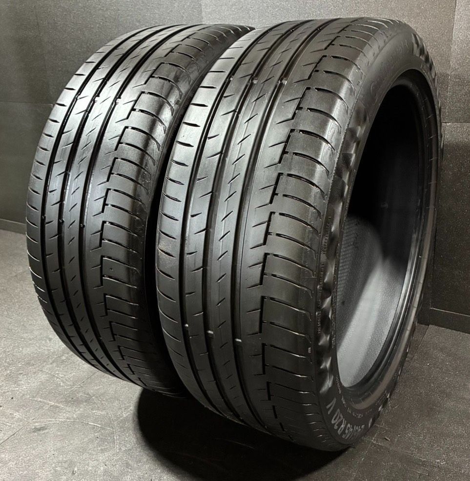 2019年製 約7.7～8.1分山 コンチネンタル　Continental プレミアムコンタクト　Premium Contact 6 245/45R20 2本 h_2572