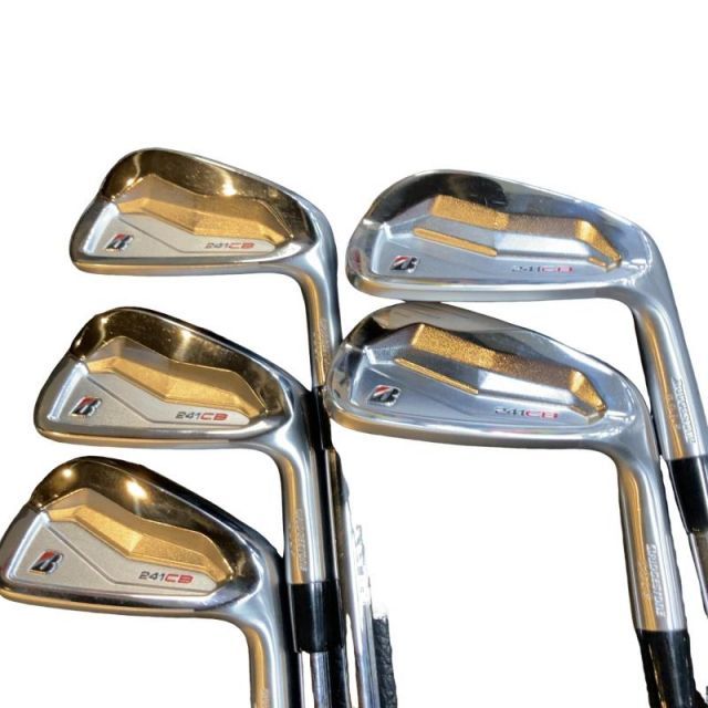 【中古】 ブリヂストン BRIDGESTONE 241CB 6S アイアンセット IR 純正特注シャフト (フレックスSR) メンズ 男性用 右利き 右用 Cランク ゴルフクラブ