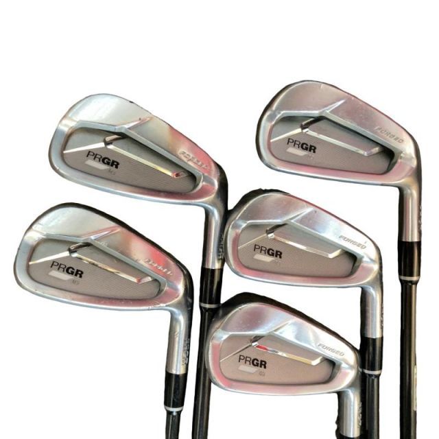 【中古】 プロギア PRGR 03 5S アイアンセット IR Diamana FOR PRGR(2022 IR) (フレックスSR) メンズ 男性用 右利き 右用 Cランク ゴルフクラブ