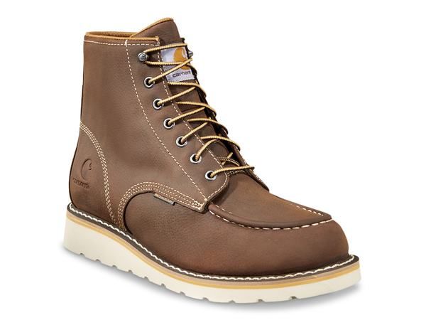 カーハート メンズ シューズ ブーツ・レインブーツ Tシャツ ブーツ Carhartt Steel Toe Wedge Work Boot Dark Brown ブラウン