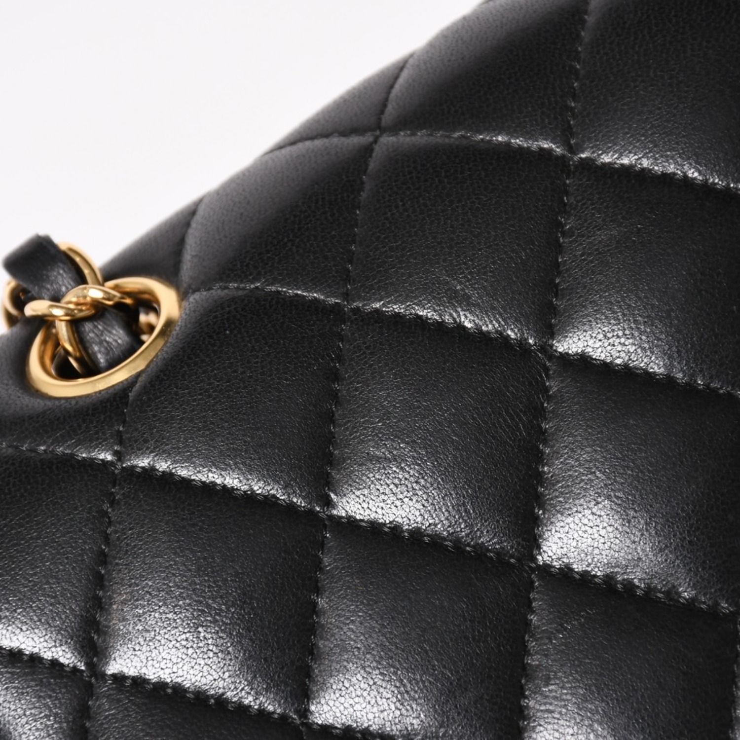CHANEL シャネル マトラッセ25 Wフラップ Wチェーンショルダーバッグ