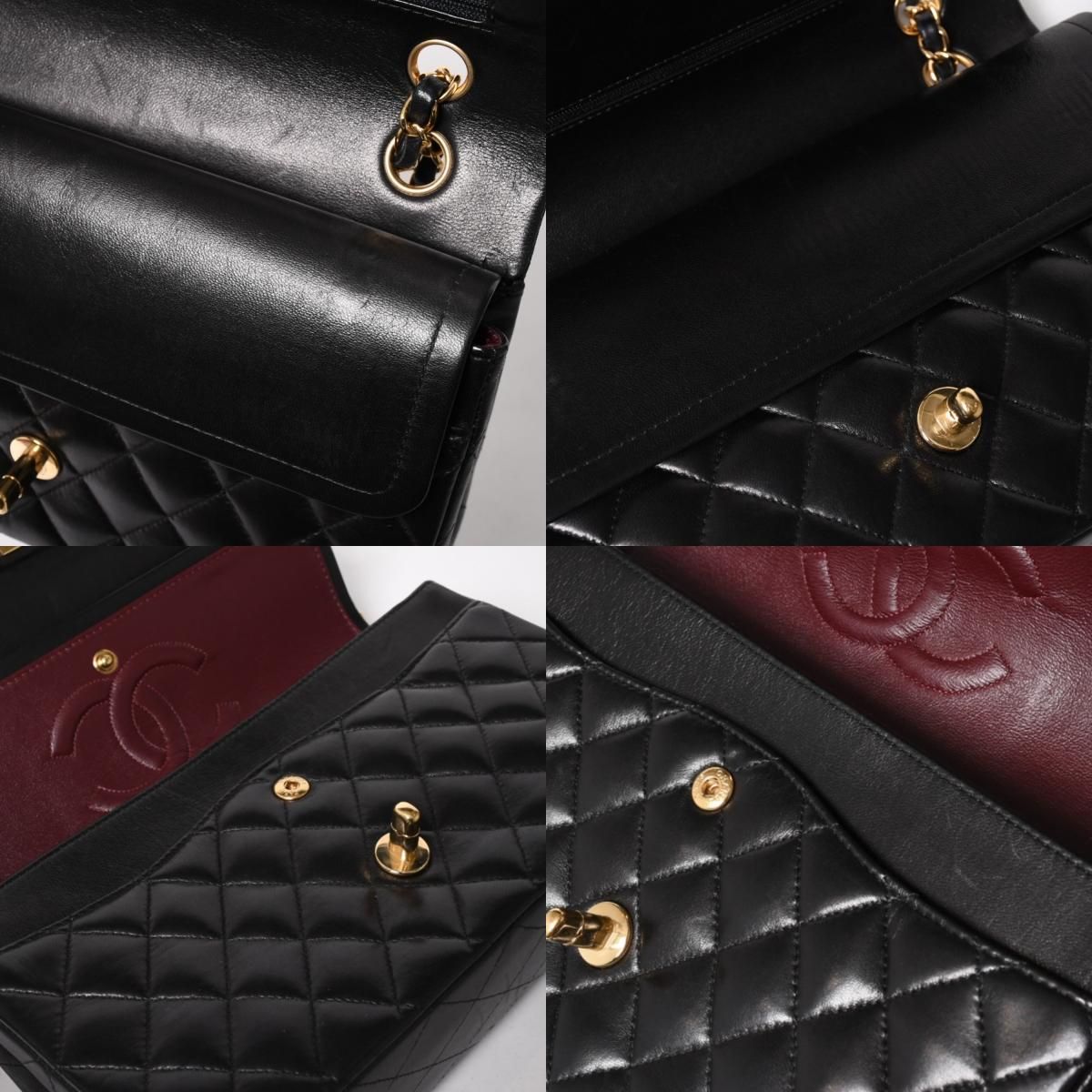 CHANEL シャネル マトラッセ25 Wフラップ Wチェーンショルダーバッグ