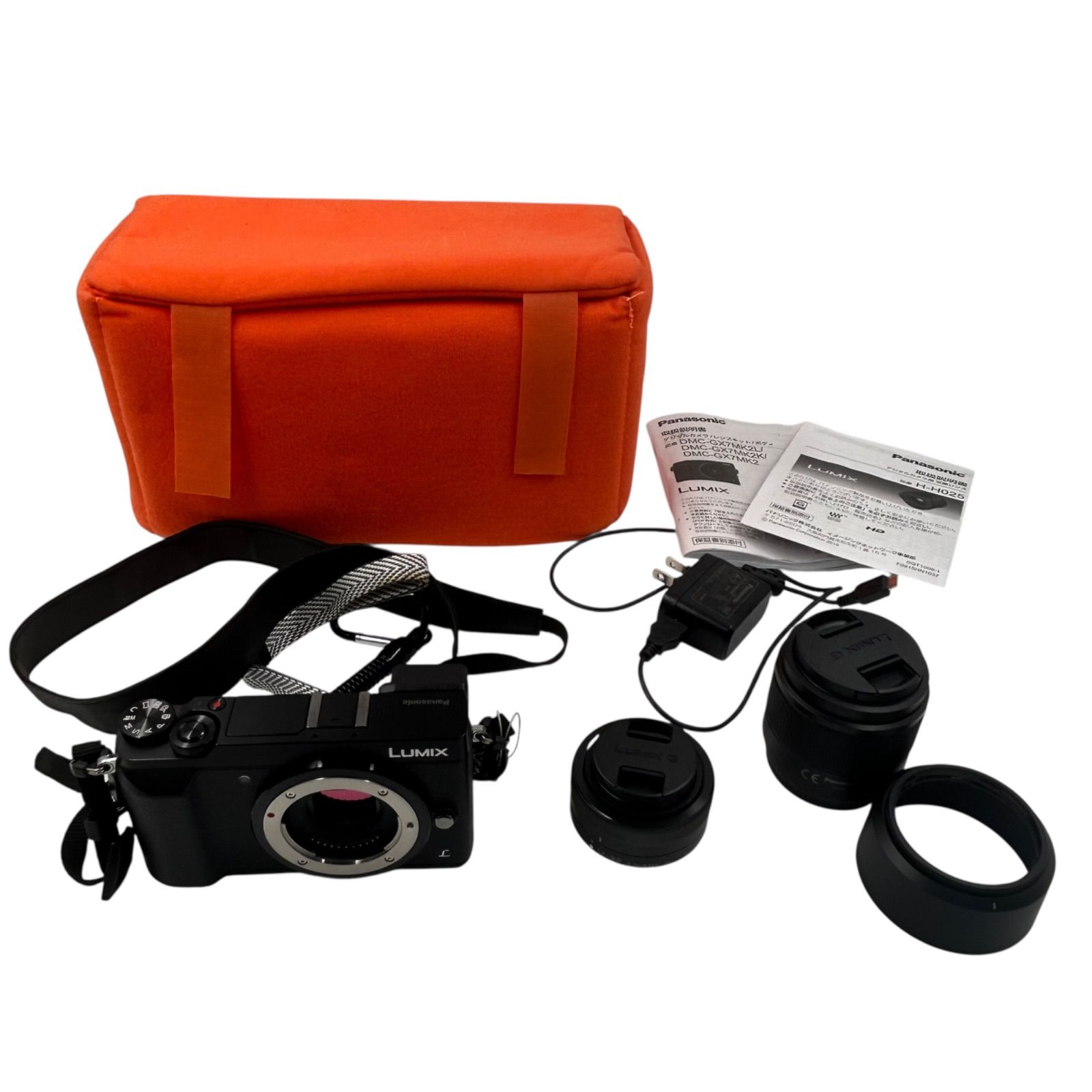 Panasonic LUMIX DMC-GX7MK2 ミラーレス一眼 レンズキット レンズx2 H