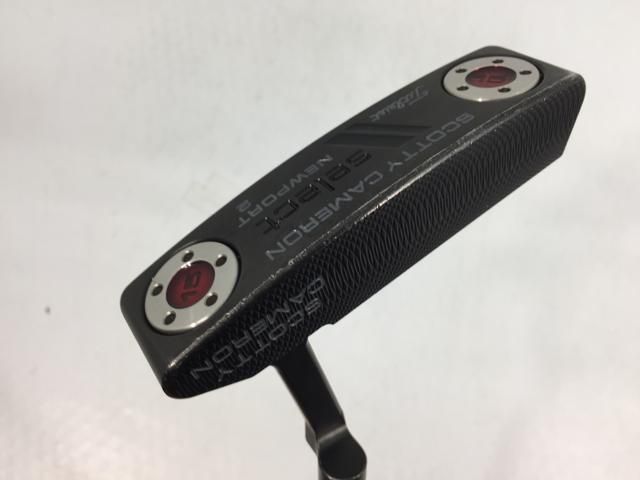 返品OK 【中古ゴルフクラブ】タイトリスト スコッティ・キャメロン セレクト ブラックミスト ニューポート2 オリジナルスチール パター