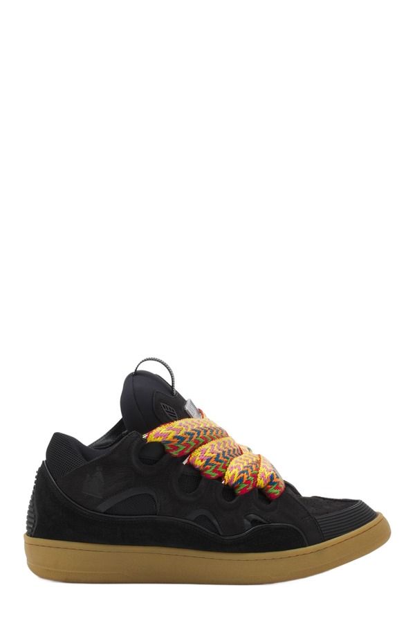 ランバン レディース シューズ スニーカー レザー Lanvin LEATHER CURB SNEAKERS Black ブラック