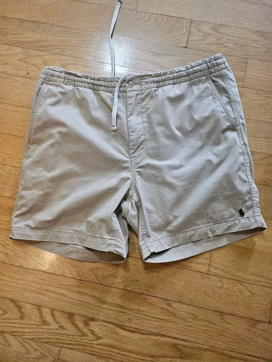 ポロラルフローレン ベージュ フラップスター ハーフパンツ L 正規品