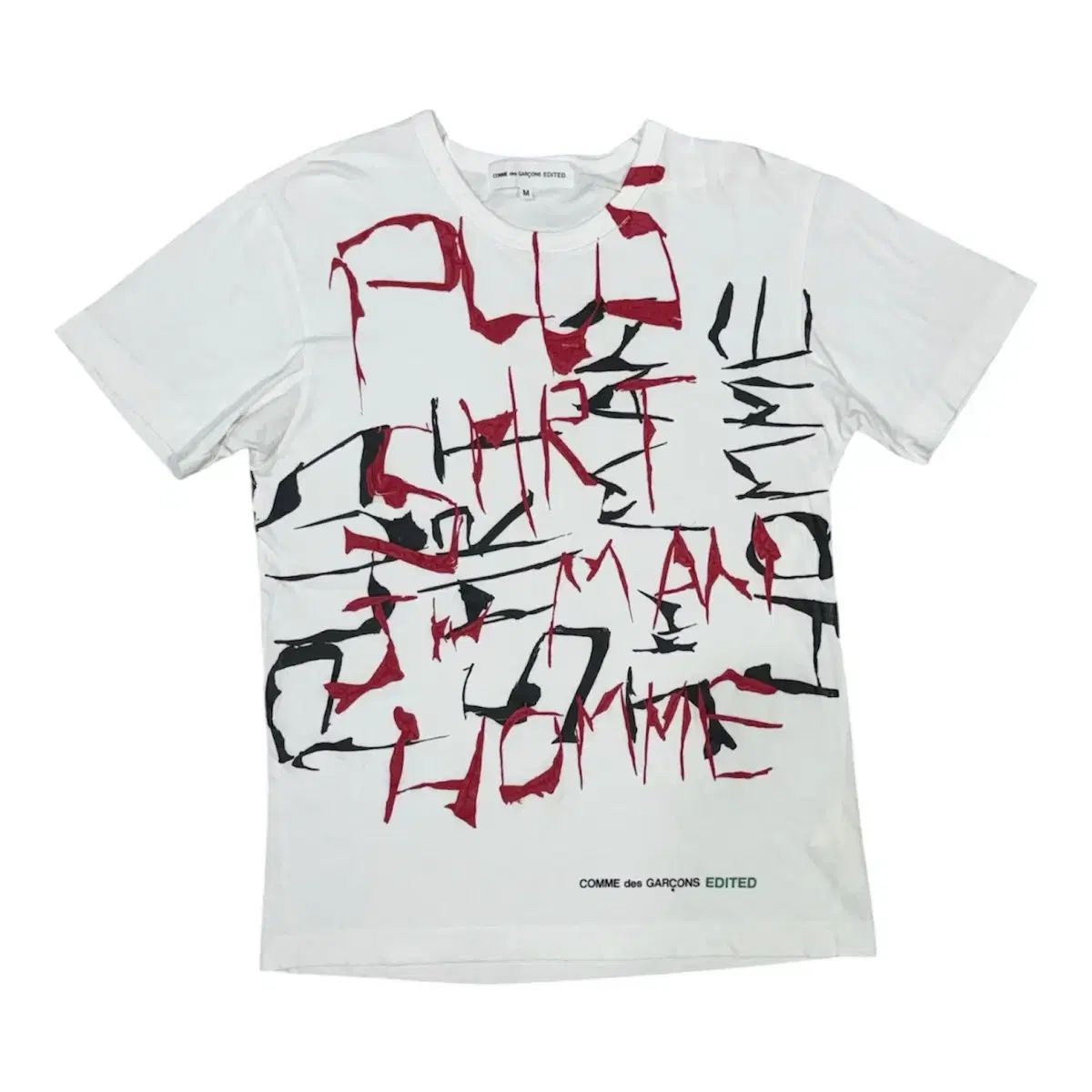 2008 コム・デ・ギャルソン コム・デ・ギャルソン コア ペイント プリンティング 半袖 Tシャツ