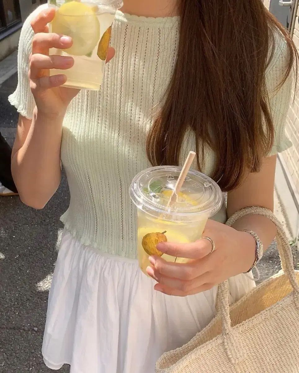 ザ・バーネット pearl scallop knit ミント COLOR 出品