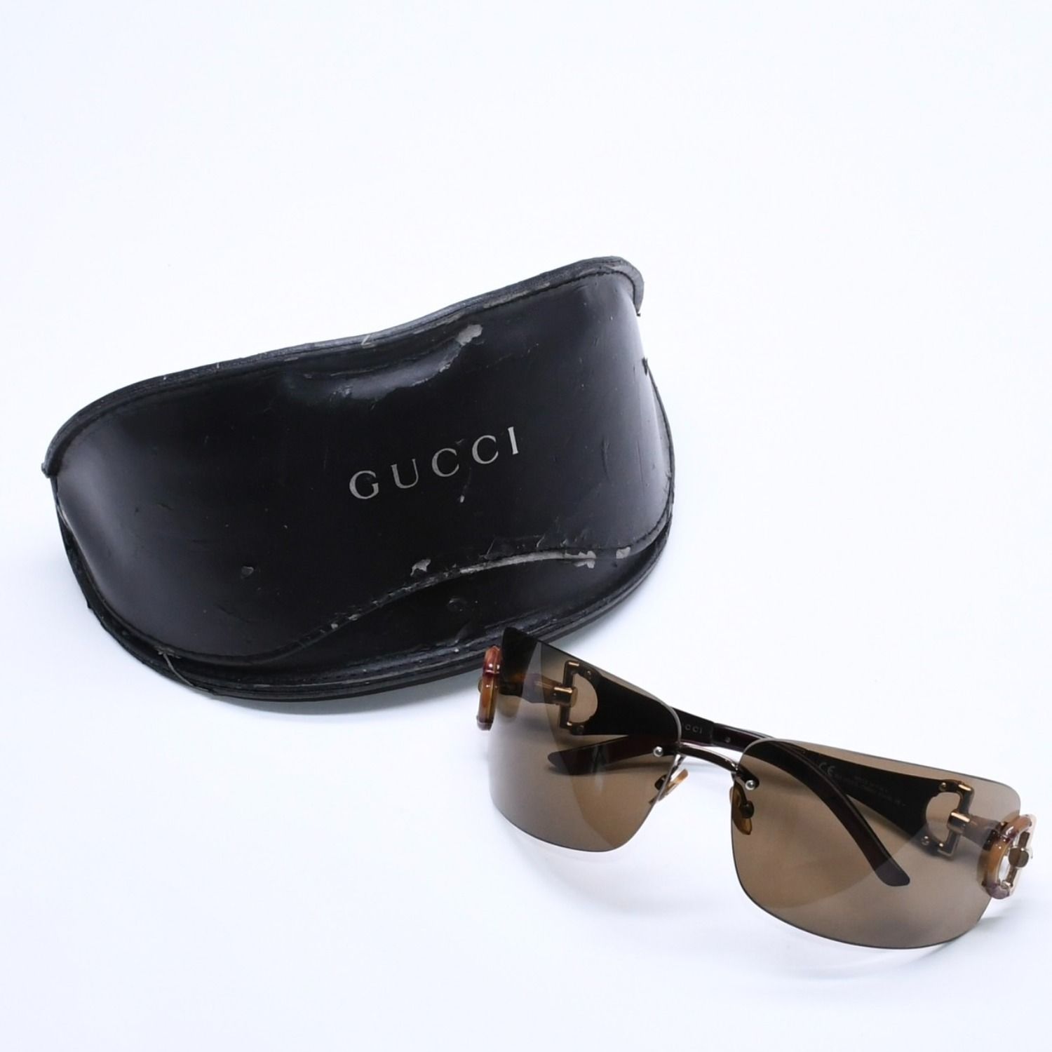 GUCCI グッチ サングラス アイウェア ゴールド金具 ホースビット金具