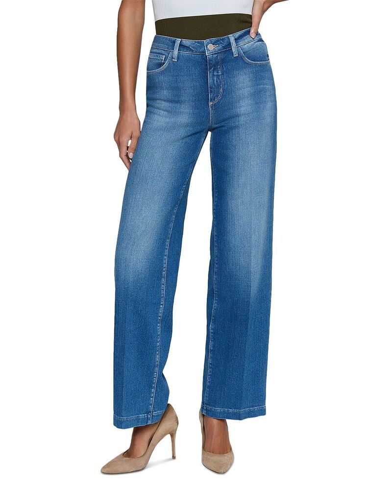 ラジャンス レディース ボトムス デニムパンツ ワイドレッグ ジーンズ LAGENCE Scottie High Rise Wide Leg Jeans in Sullivan