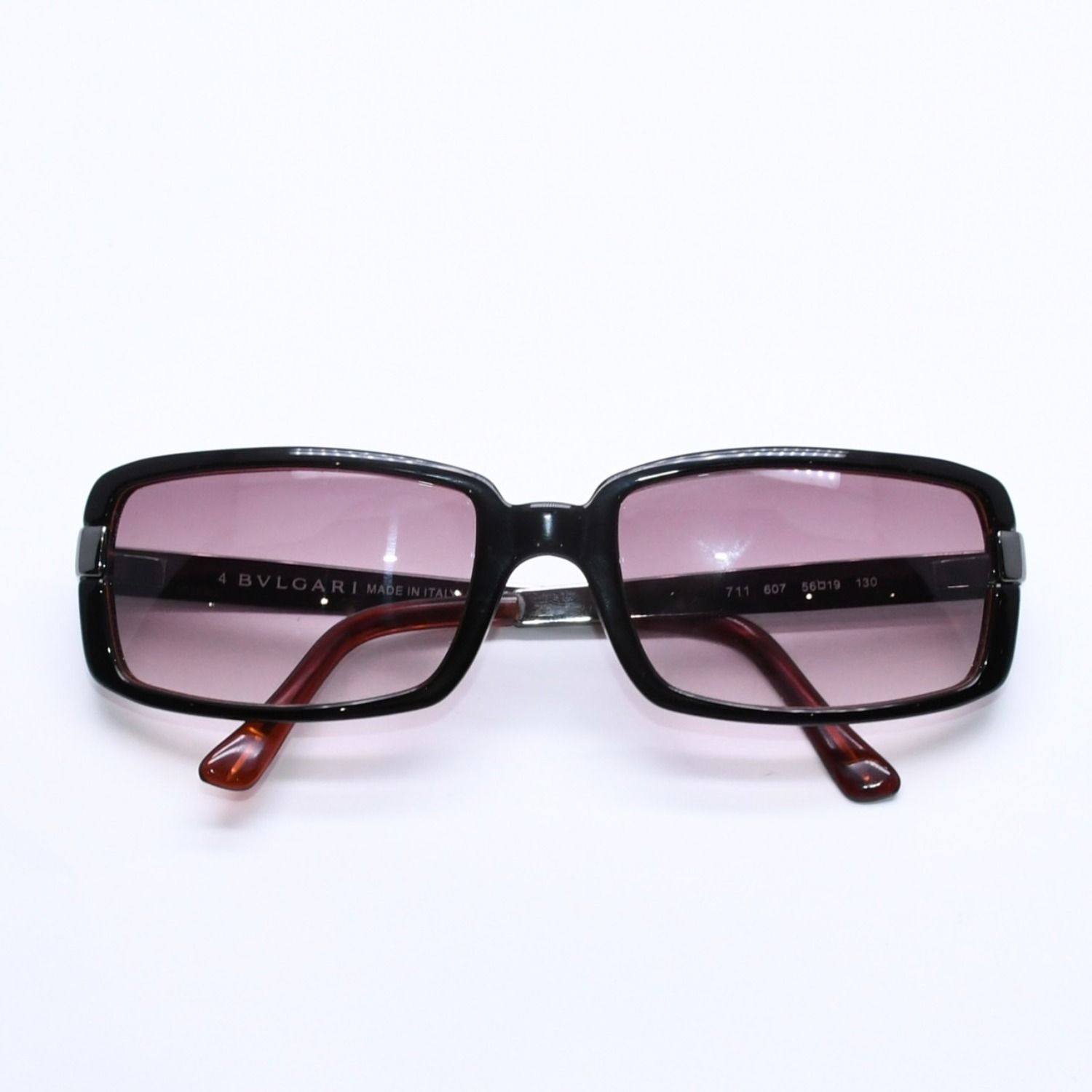 【極美品】BVLGARI ブルガリ スクエア型 サングラス 極美品 BVLGARI ブルガリ Sunglasses サングラス アイウェア ブラウン