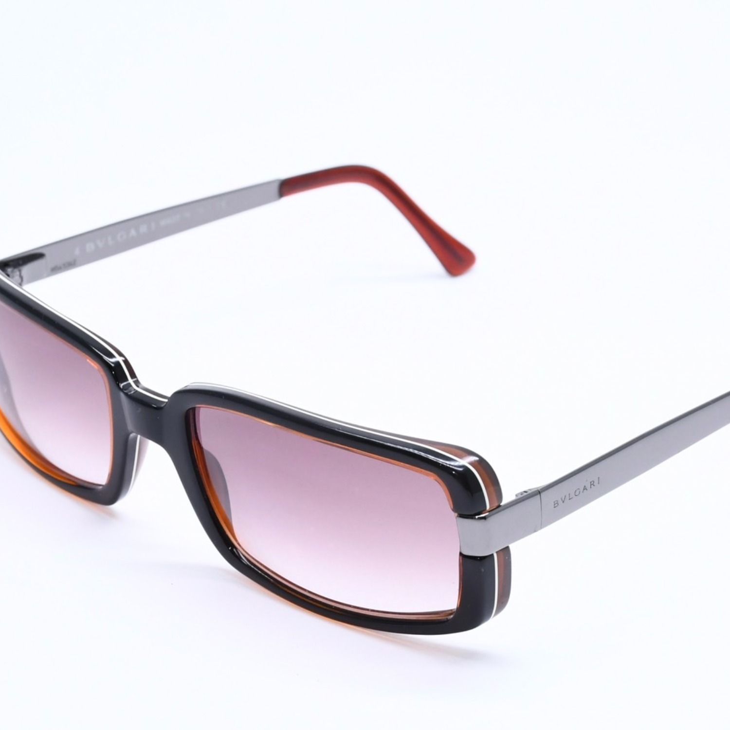 【極美品】BVLGARI ブルガリ スクエア型 サングラス 極美品 BVLGARI ブルガリ Sunglasses サングラス アイウェア ブラウン