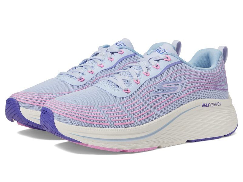 スケッチャーズ レディース シューズ スニーカー SKECHERS Max Cushioning Elite 20 Light BluePink ブルー