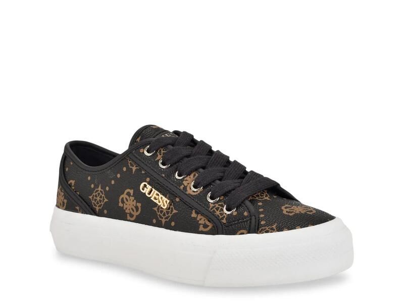 ゲス レディース シューズ スニーカー GuessJelexa Sneaker Dark Brown ブラウン