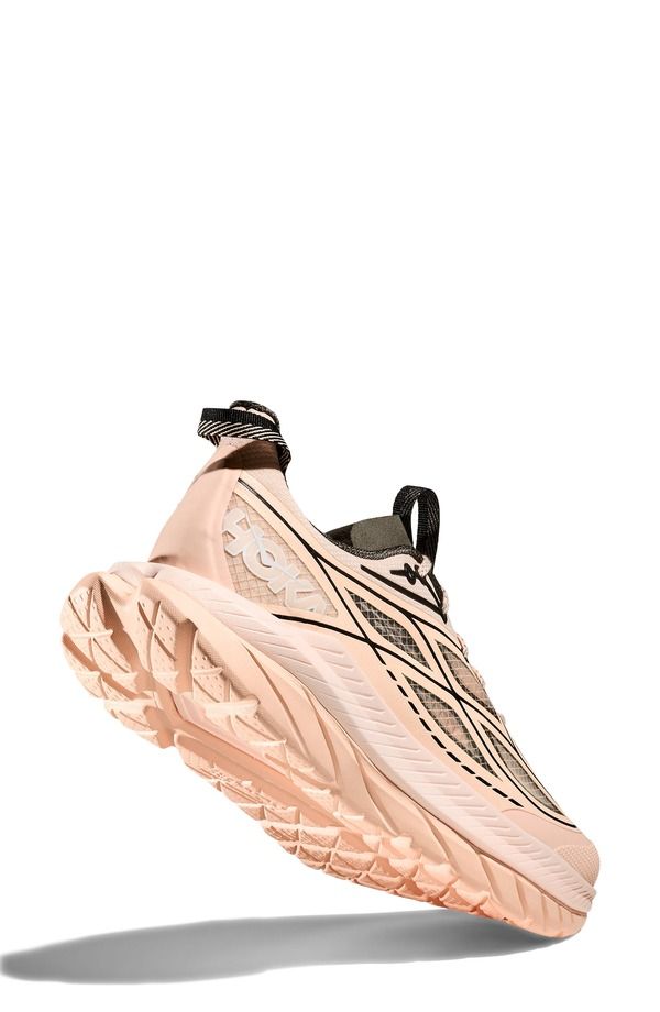 ホカオネオネ レディース シューズ スニーカー HOKA Mach Remastered Sneaker Tangerine Glow Asphalt Grey グレー