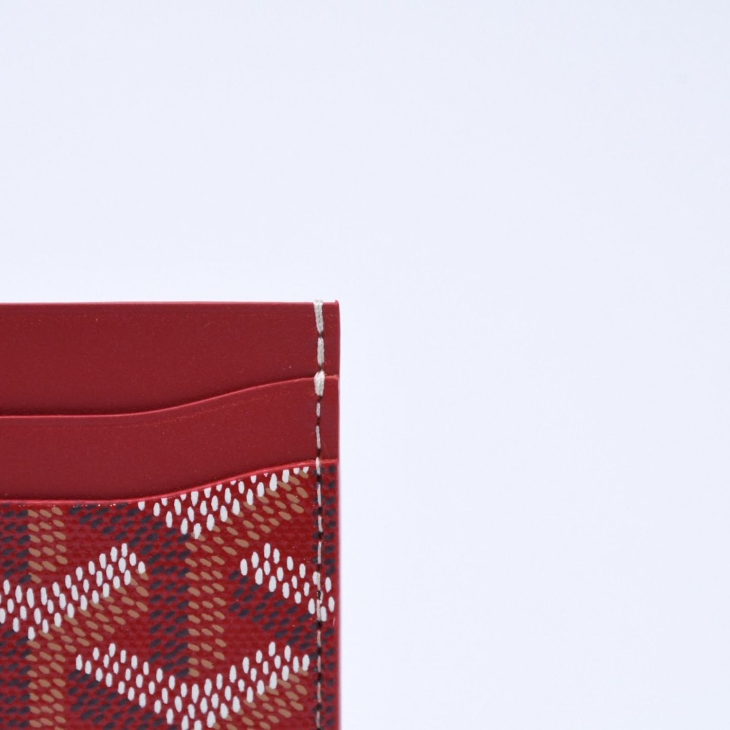 未使用 GOYARD ゴヤール サン・シュルピス カードケース レッド
