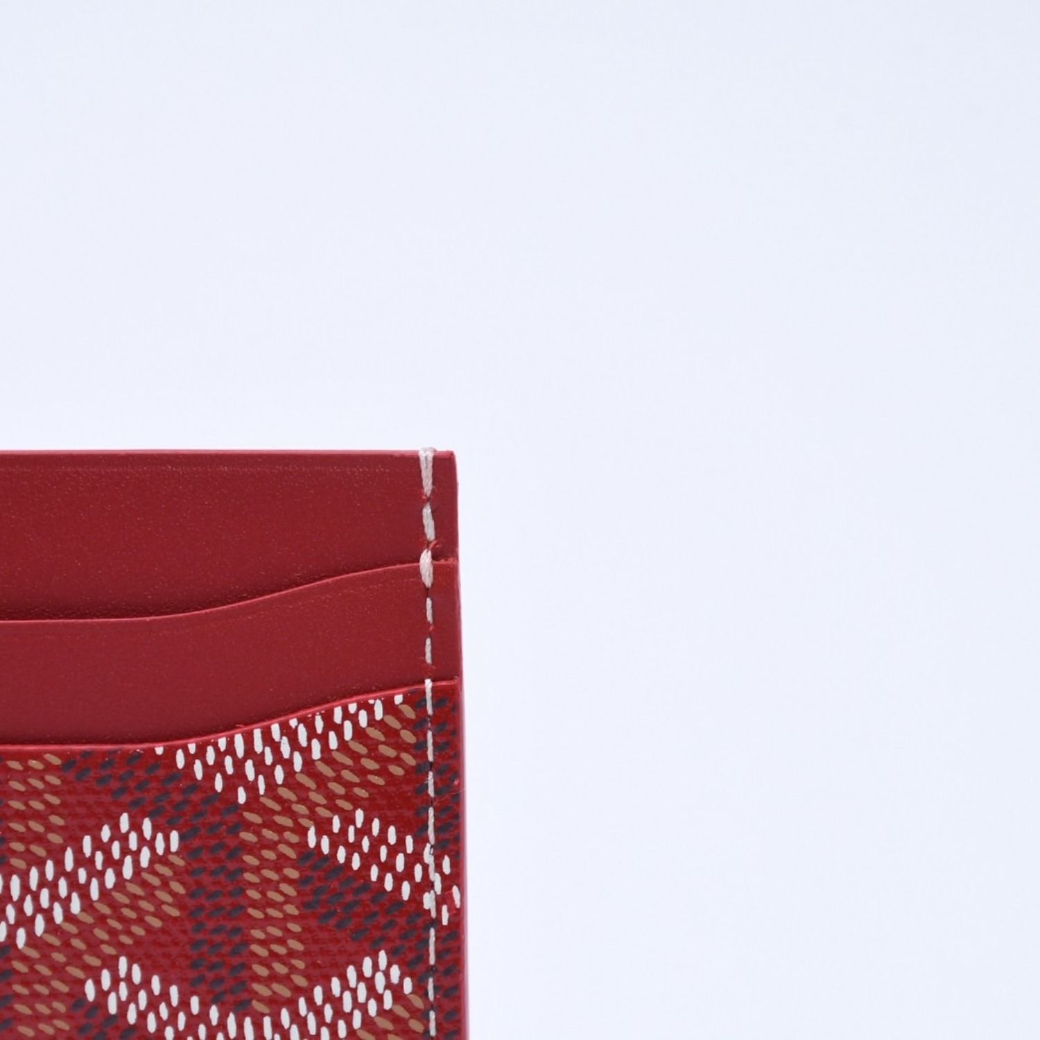 未使用 GOYARD ゴヤール サン・シュルピス カードケース レッド