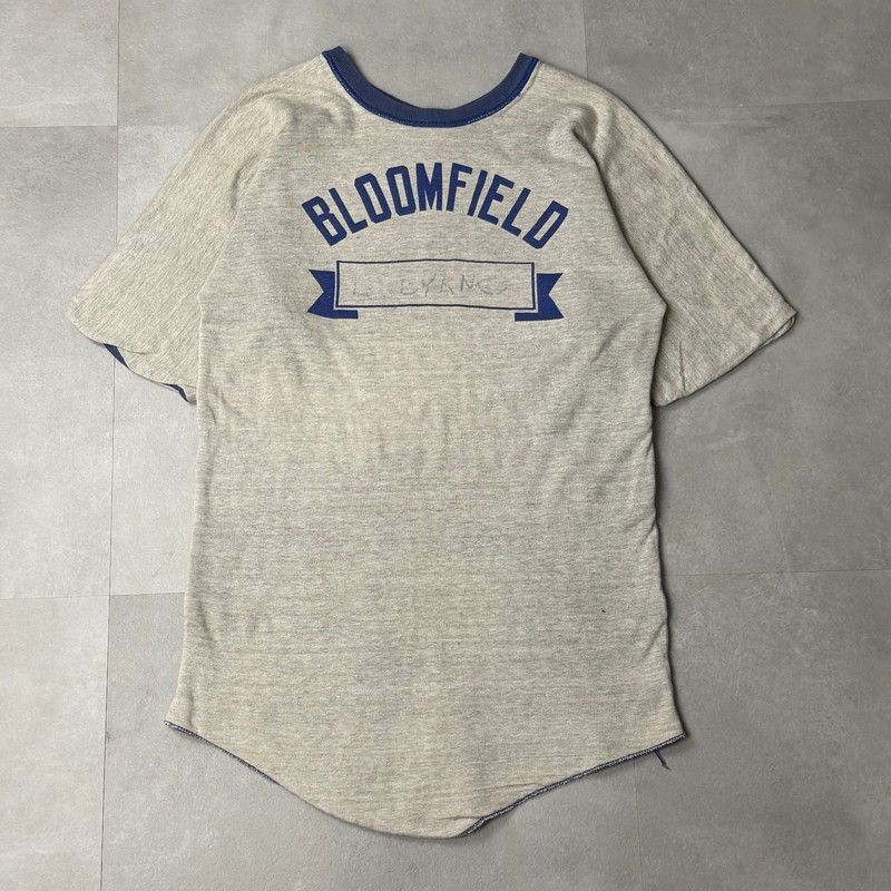 60s~ Reversible College Tee 【P0185】