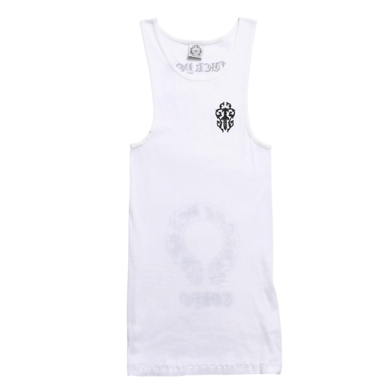 極美品 CHROME HEARTS クロムハーツ タンクトップ サイズL FUCK YOU