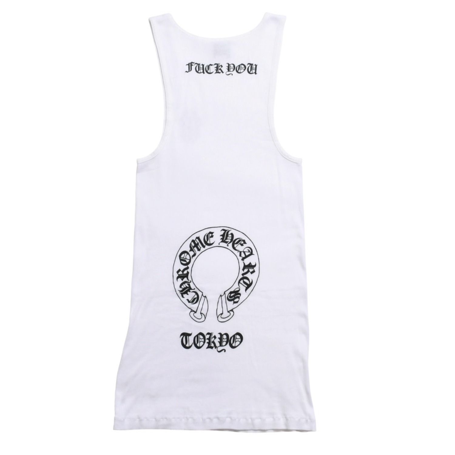 極美品 CHROME HEARTS クロムハーツ タンクトップ サイズL FUCK YOU