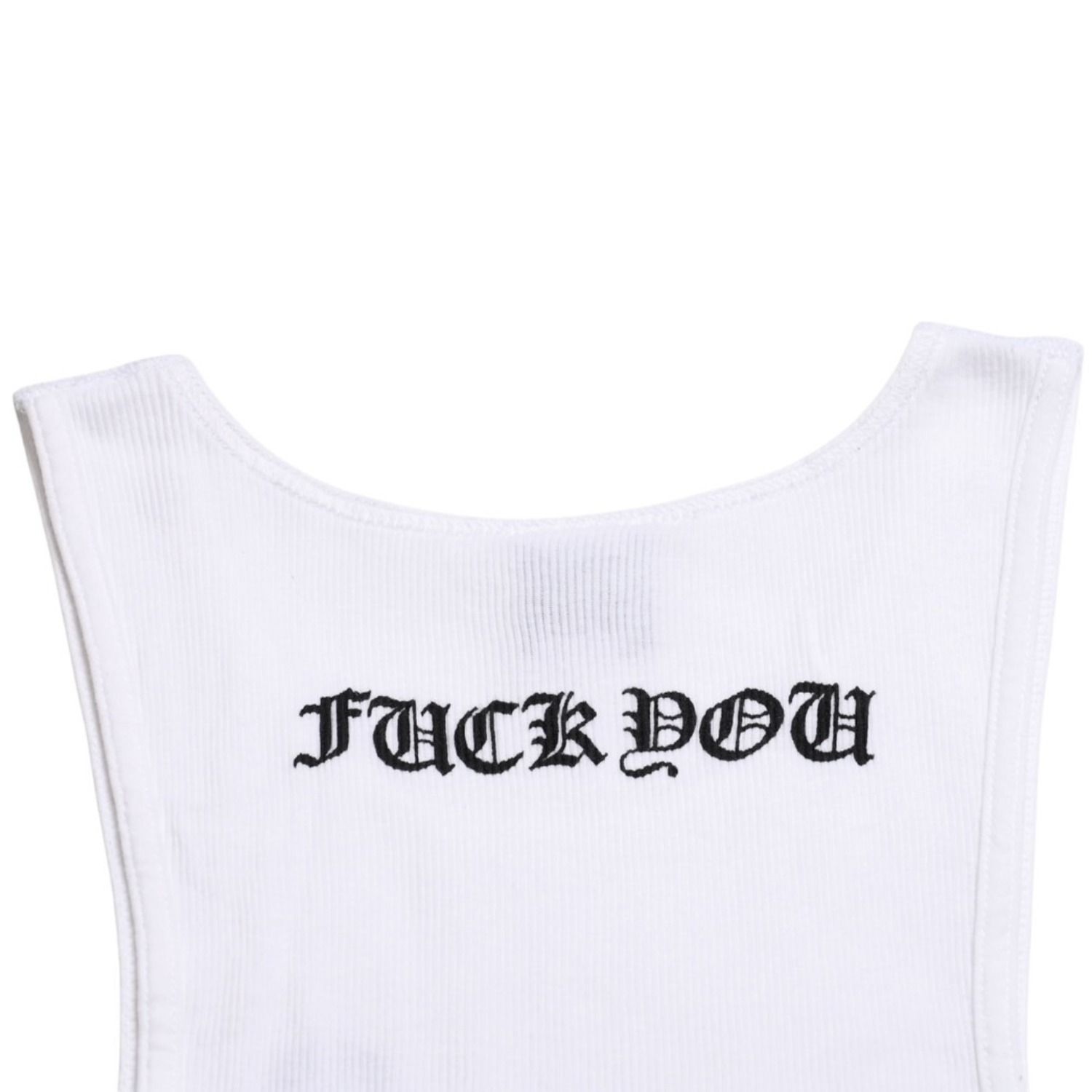 極美品 CHROME HEARTS クロムハーツ タンクトップ サイズL FUCK YOU
