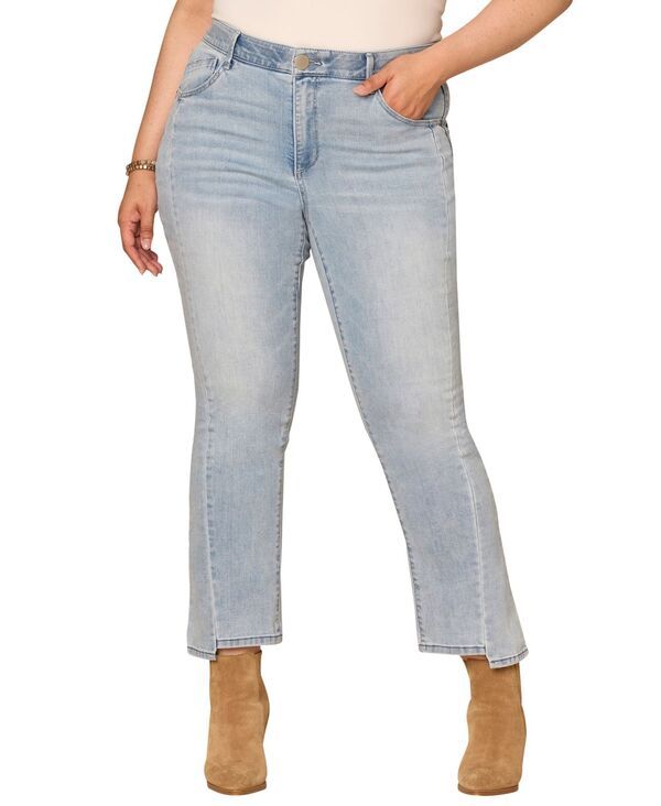 デモクラシー レディース ボトムス デニムパンツ フレア ジーンズ Democracy Womens AB Solution Kick Flare Leg Jeans Light Blue Artis
