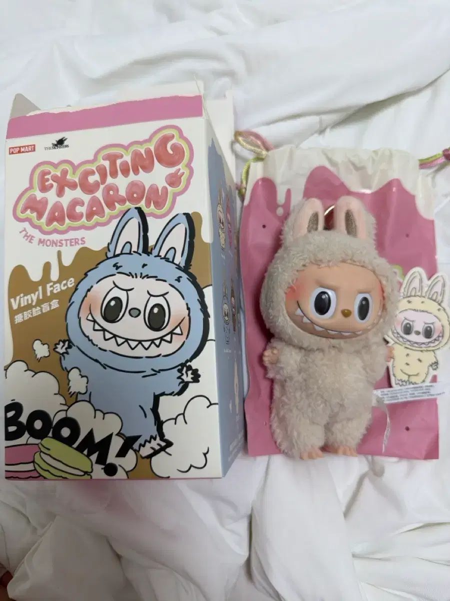 マカロン ラブブ ソイミルク LABUBU Labubu POPMART Exciting POP MART