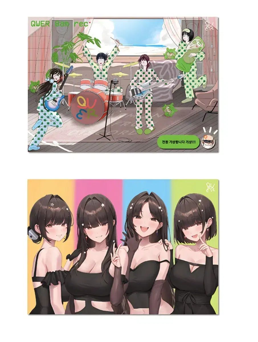 QWER - ROCKATION in JAPANサイン入りポスター &スローガン サイン