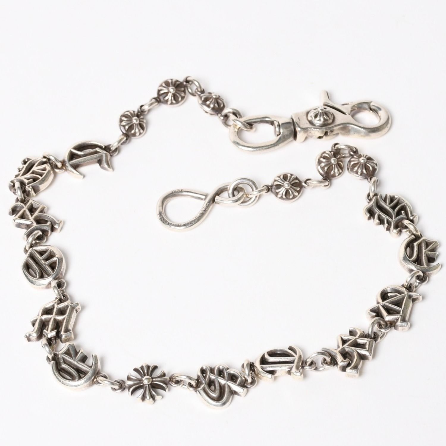 CHROME HEARTS クロムハーツ スペルアウト ウォレットチェーン ロング