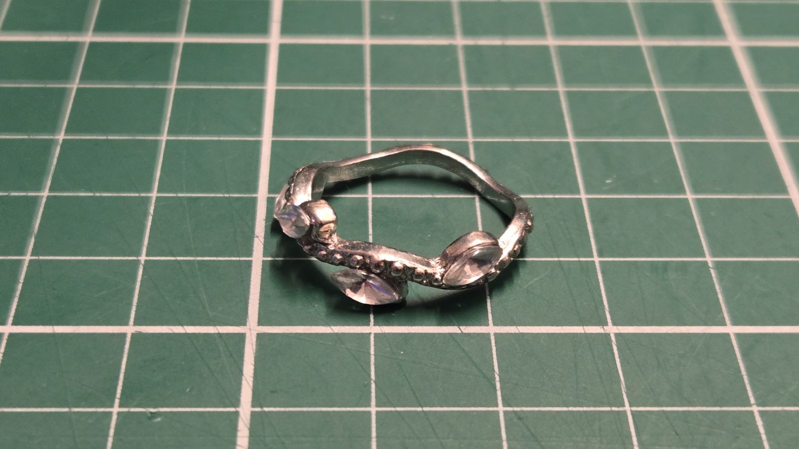 Bijou Wave Ring approx. 15 silver ring