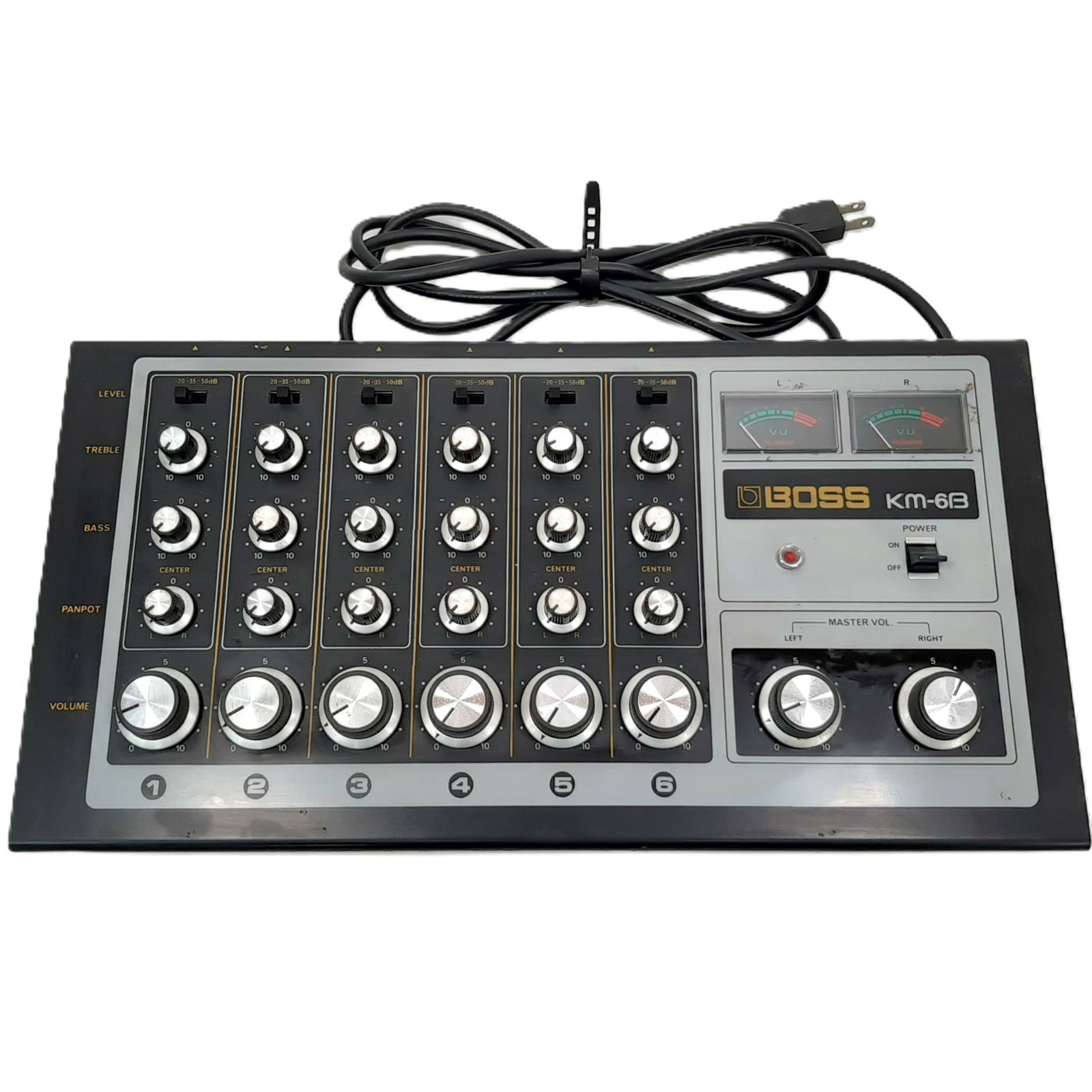 BOSS KM-6B ミキサー 6ch ステレオ VUメーター Roland ジャンク 35,620円