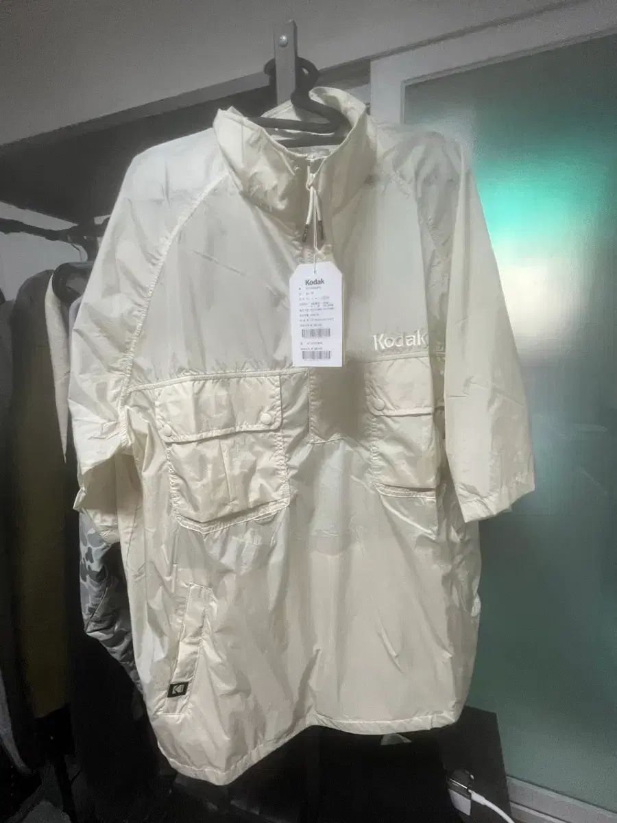 KODAK(コダック) ウィンドブレーカー 半袖 Anorak（アノラック） アイボリー XL
